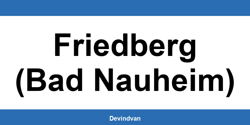 Sparda Bank Friedberg (Bad Nauheim) filialen kontaktieren