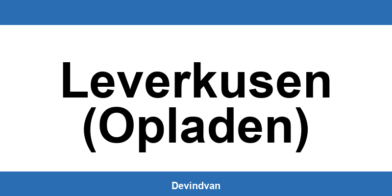 Sparda Bank Leverkusen (Opladen) filialen kontaktieren