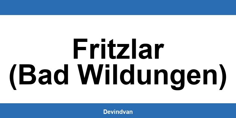 Sparda Bank Fritzlar (Bad Wildungen) filialen kontaktieren