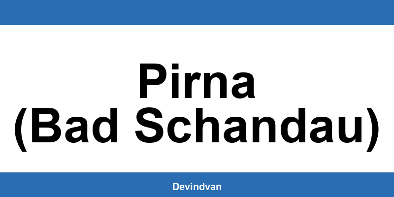 Sparda Bank Pirna (Bad Schandau) filialen kontaktieren